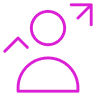 Higher user engagement pink