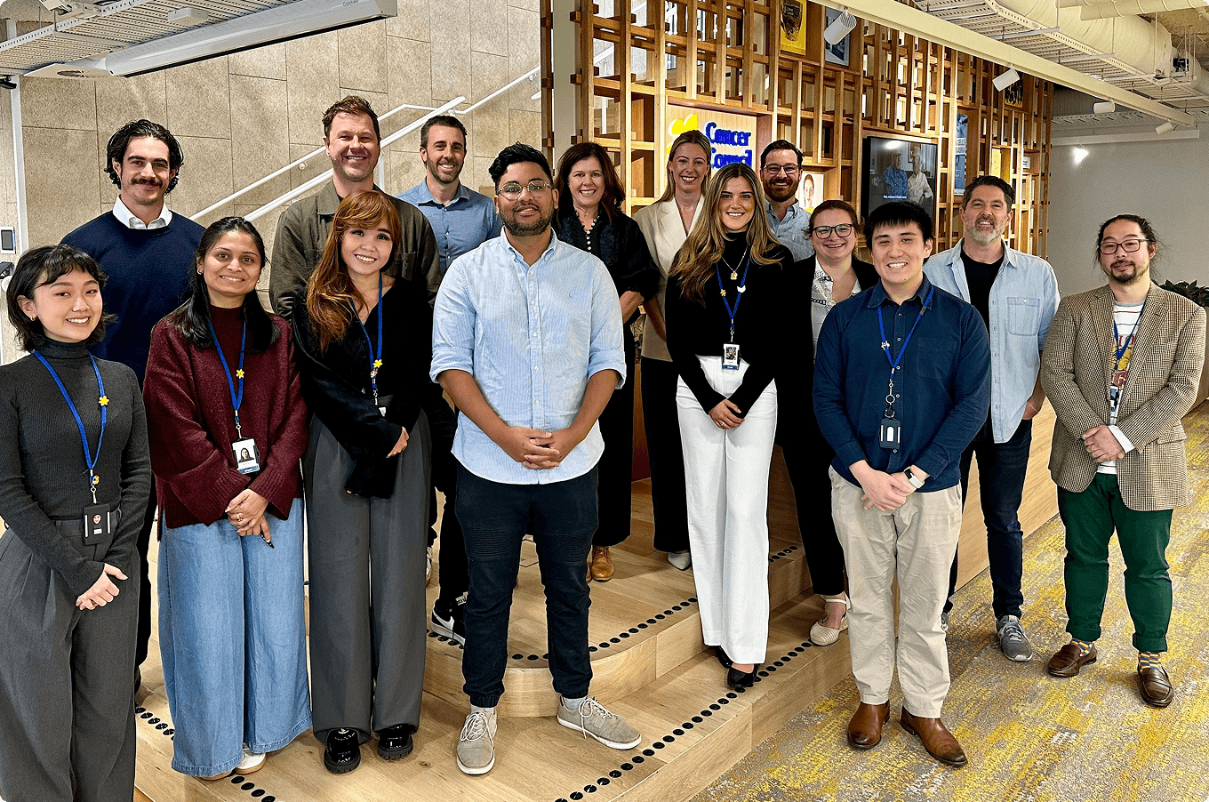 Cancer Council Victoria and Inlight team in group photo