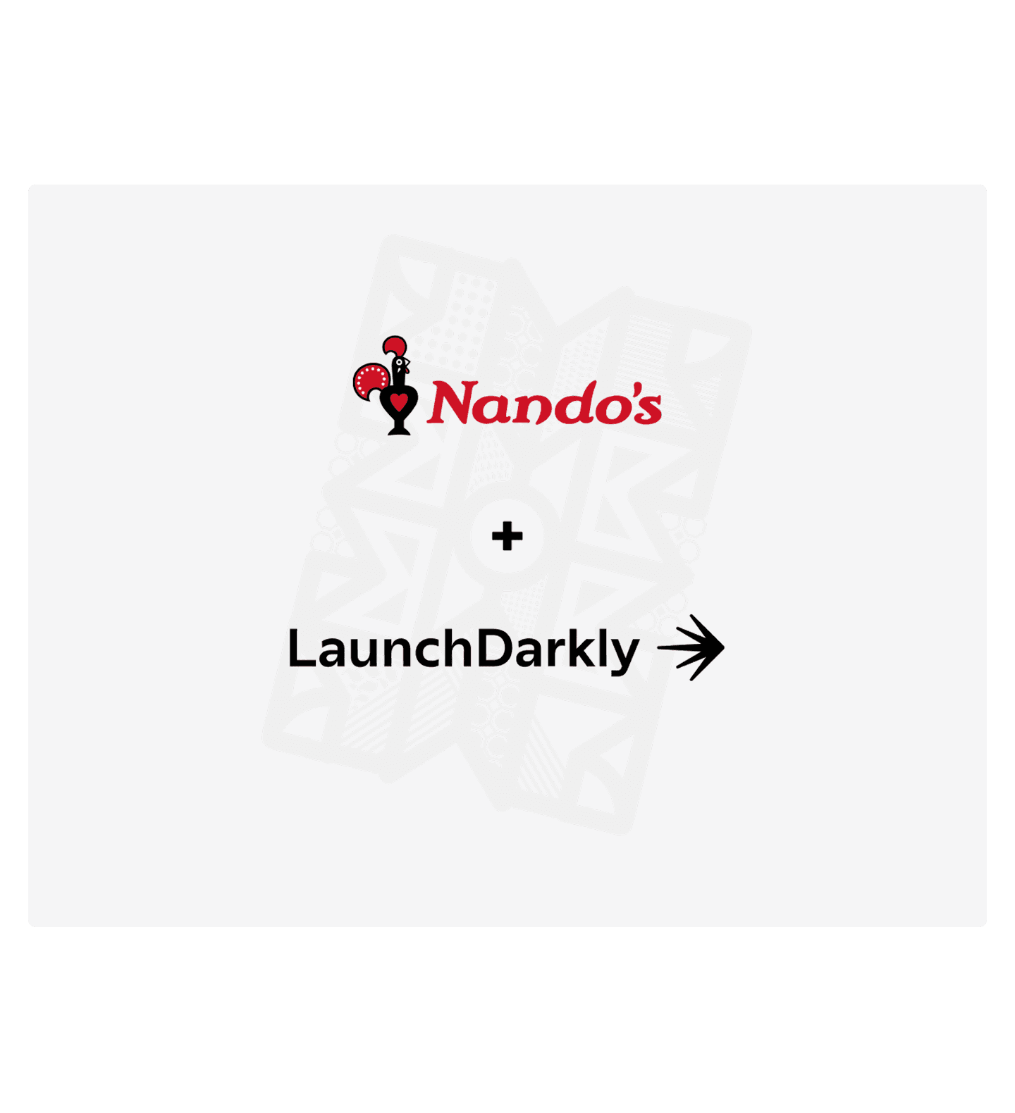 LaunchDarkly and Nando's logos