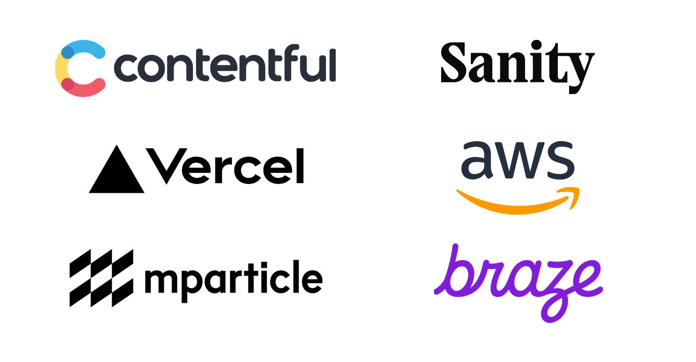 MACH-certified partners: Vercel, Contentful, AWS, Twilio Segment, Algolia, Sanity